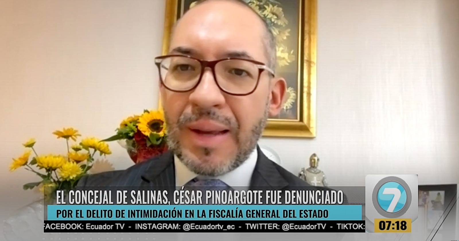 Concejal de Salinas César Pinoargote fue denunciado por intimidación
